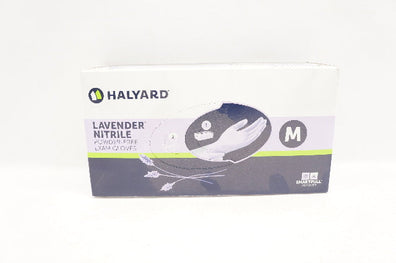 Halyard 52818 Lavender Nitrile Powder-Free Exam Gloves, Size M (x) - Box of 250